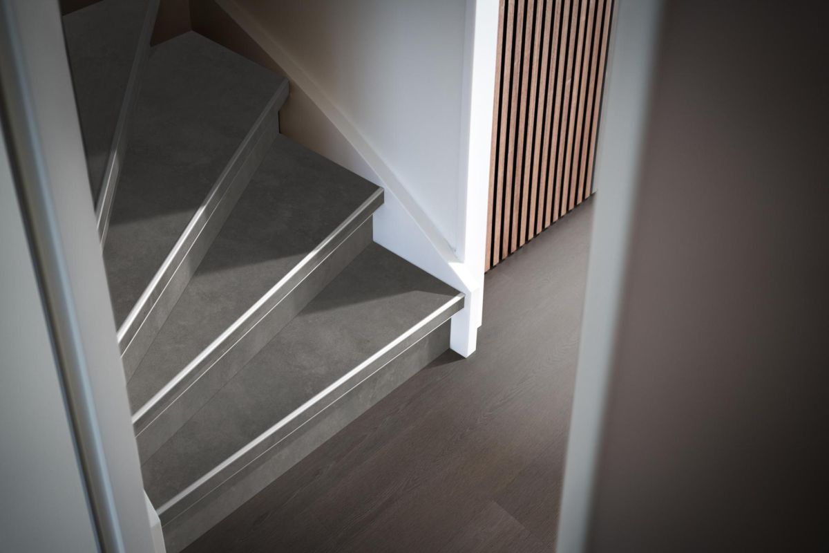 Traptreden set pvc Ceramo Grey