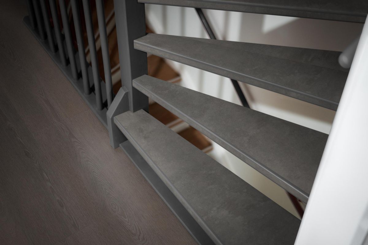 Traptreden set pvc Ceramo Grey