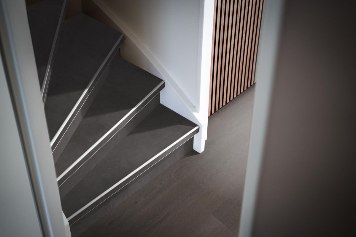 Traptreden set pvc Ceramo Anthracite