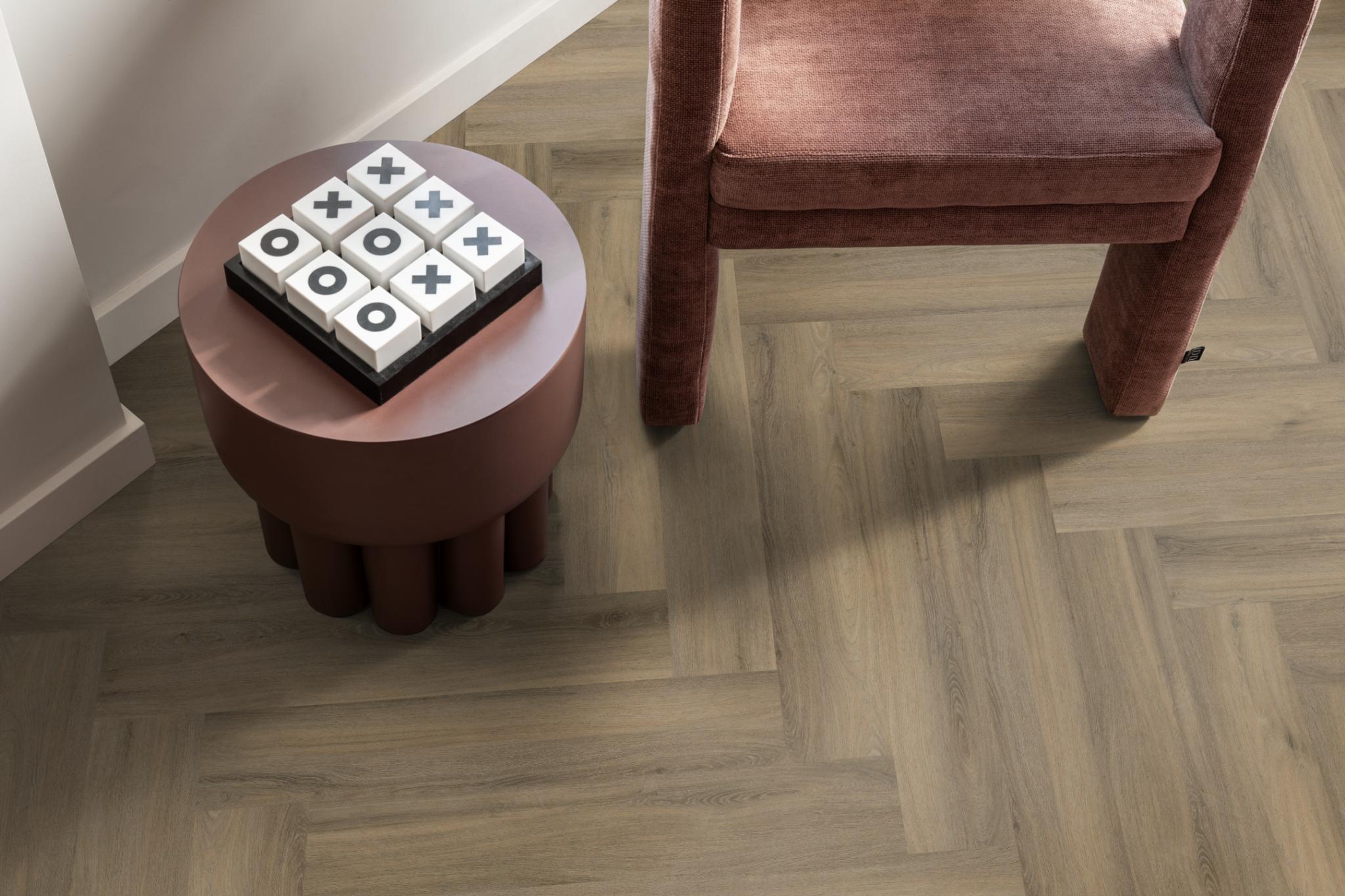 Spigato Avanto Visgraat Click SRC Light Brown