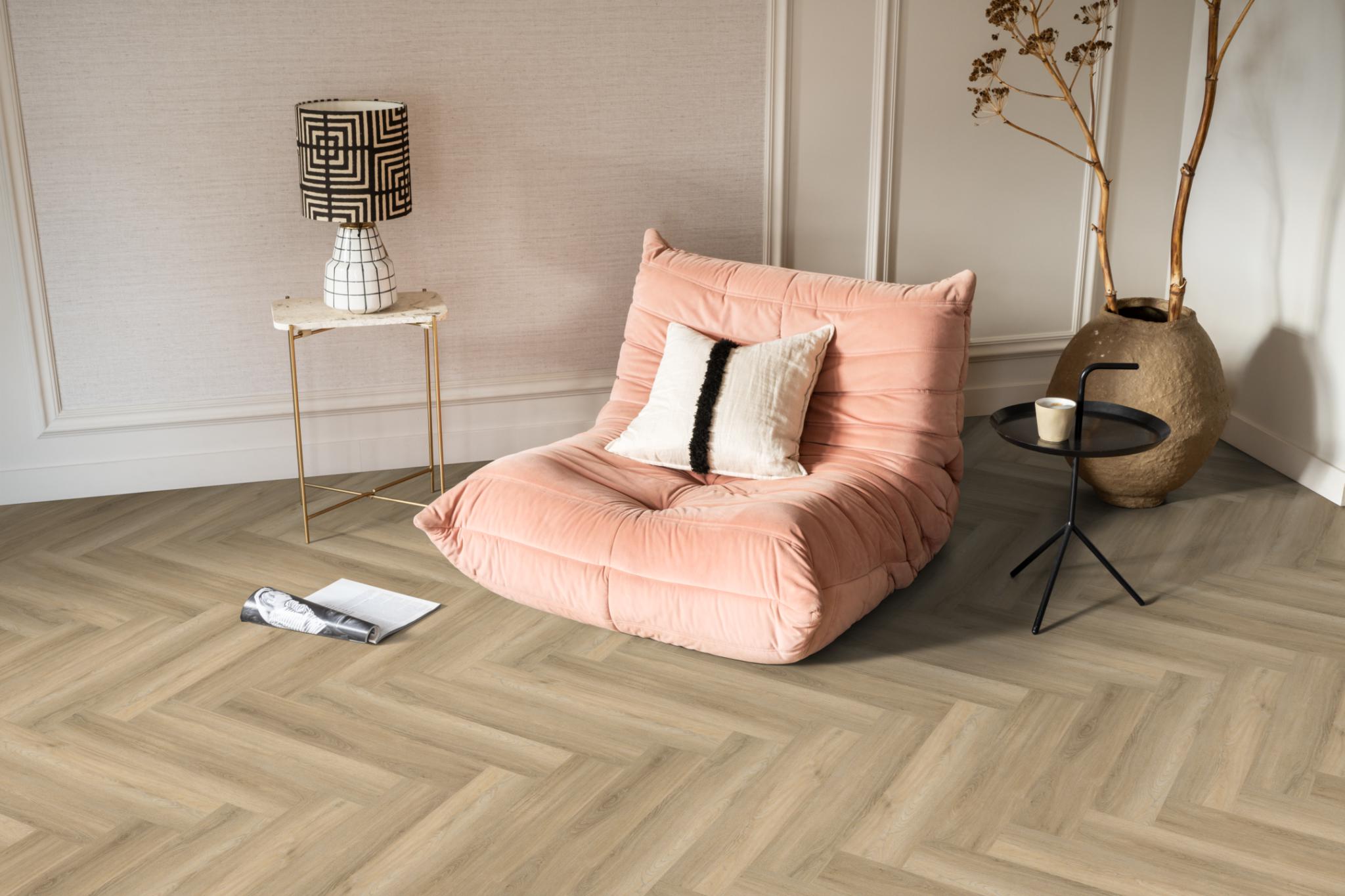 Spigato Avanto Visgraat Click SRC Beige