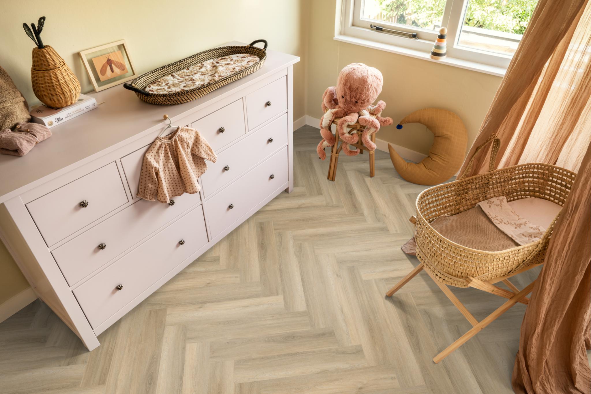 Spigato Avanto Visgraat Click SRC Beige
