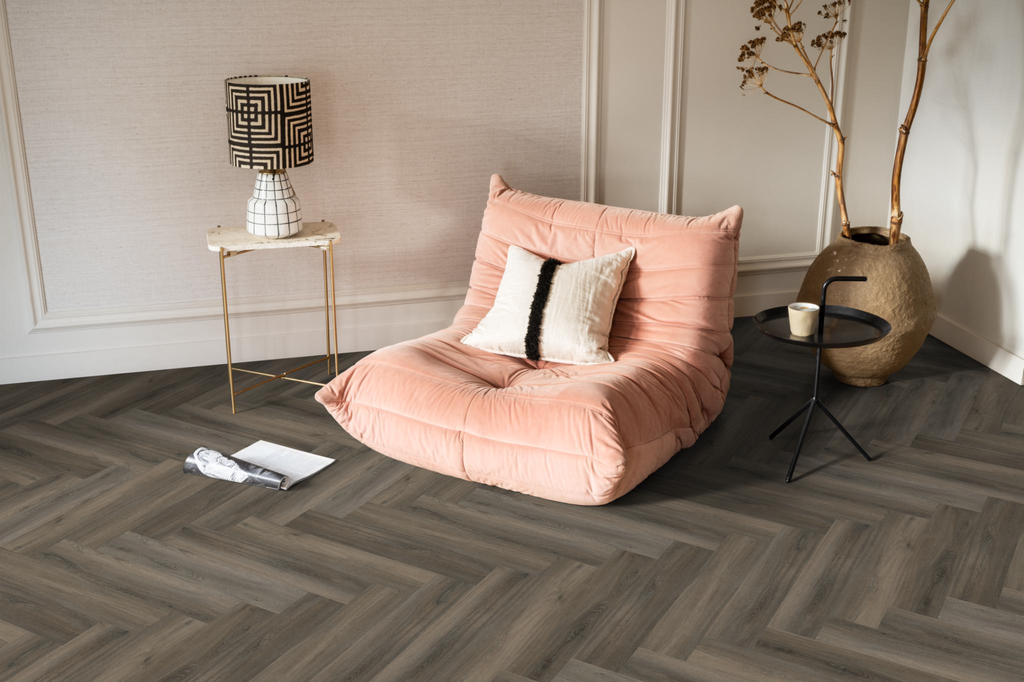Spigato Avanto Visgraat Click SRC Dark Grey