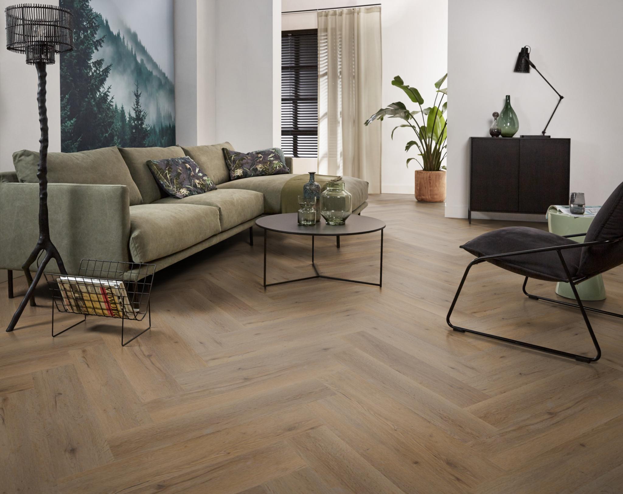Spigato Vivero Visgraat Click SRC Natural Oak