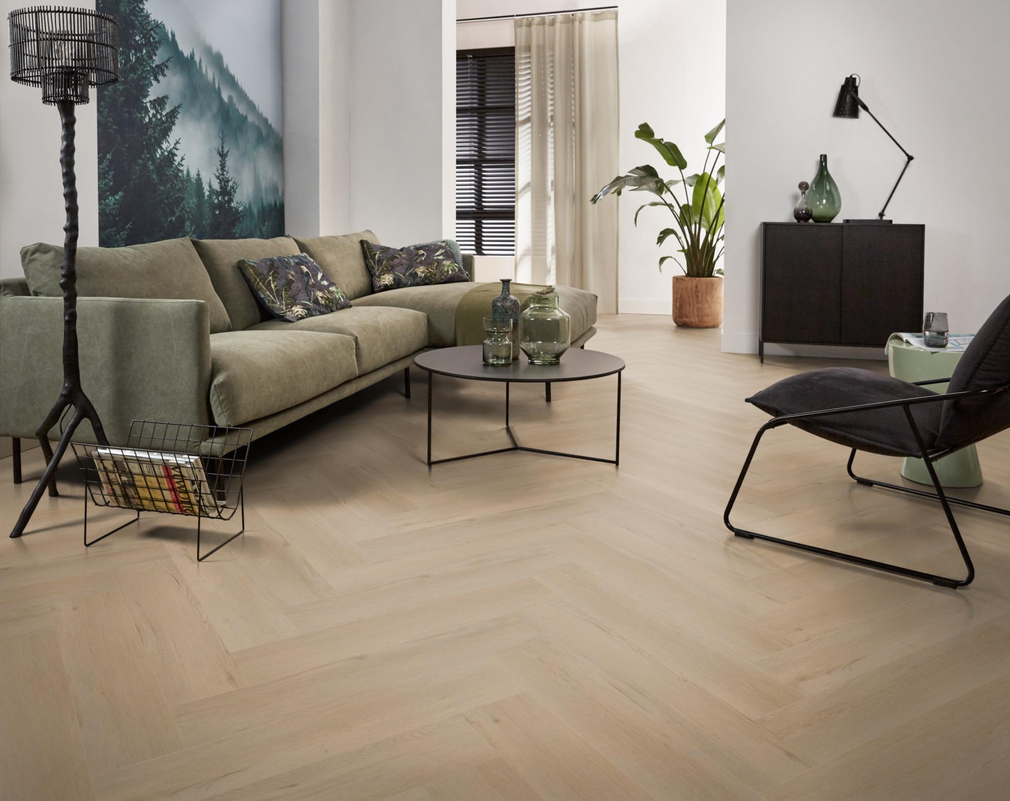 Spigato Vivero Visgraat Click SRC Beige