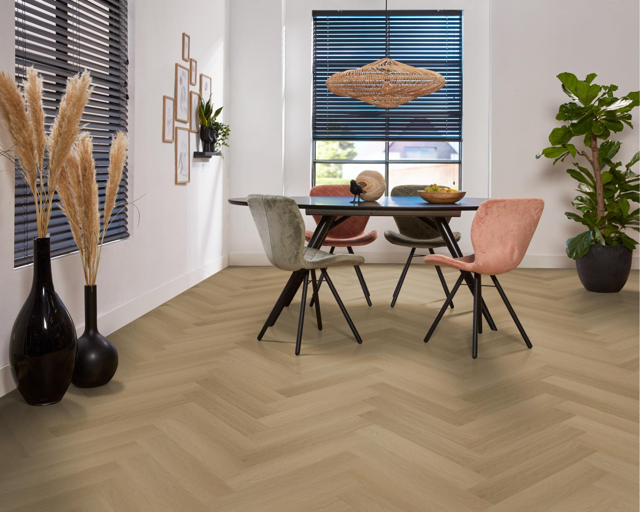 Spigato Estino Visgraat Click SRC Warm Oak