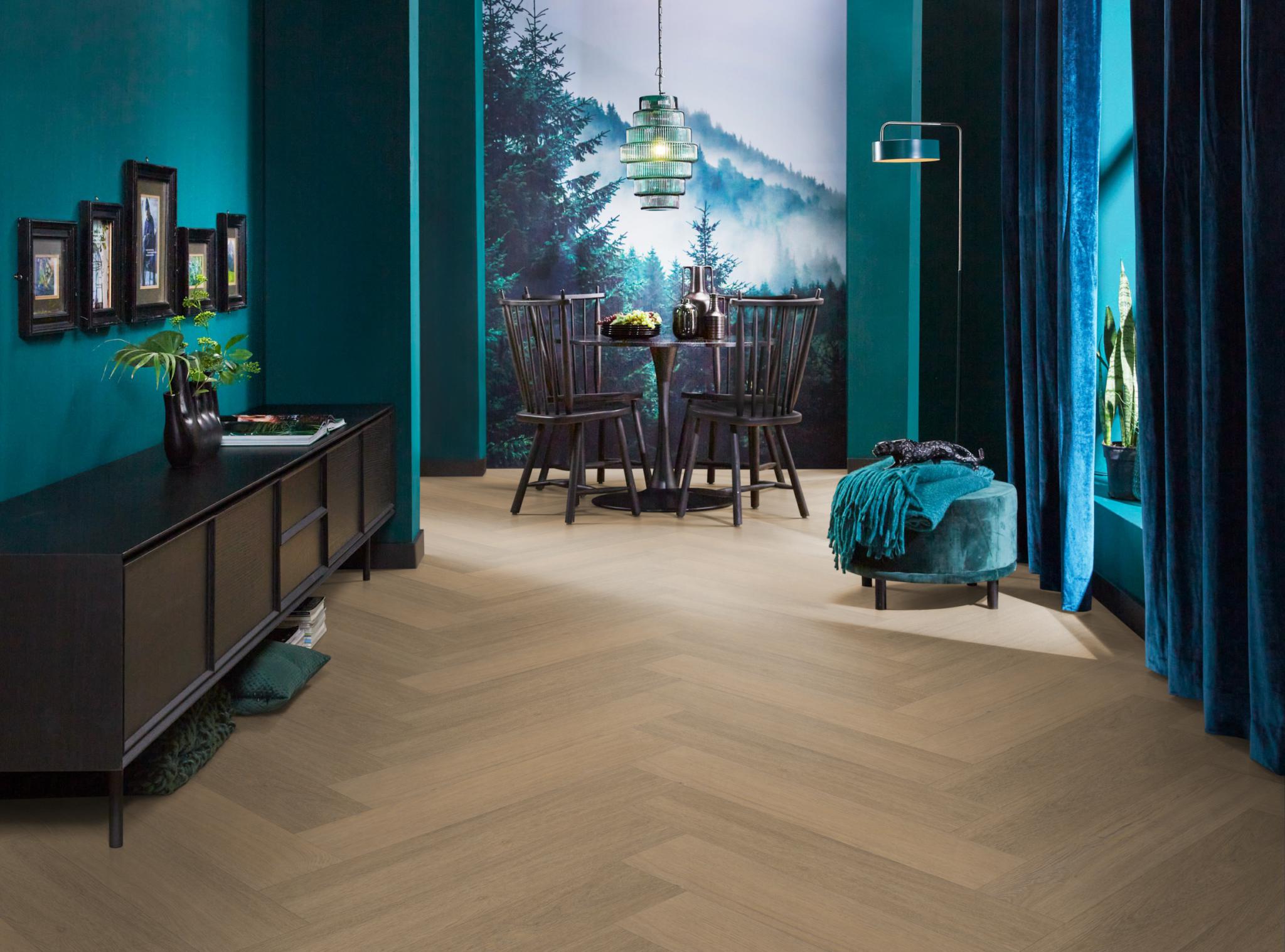 Spigato Viranto Visgraat Dryback Warm Natural