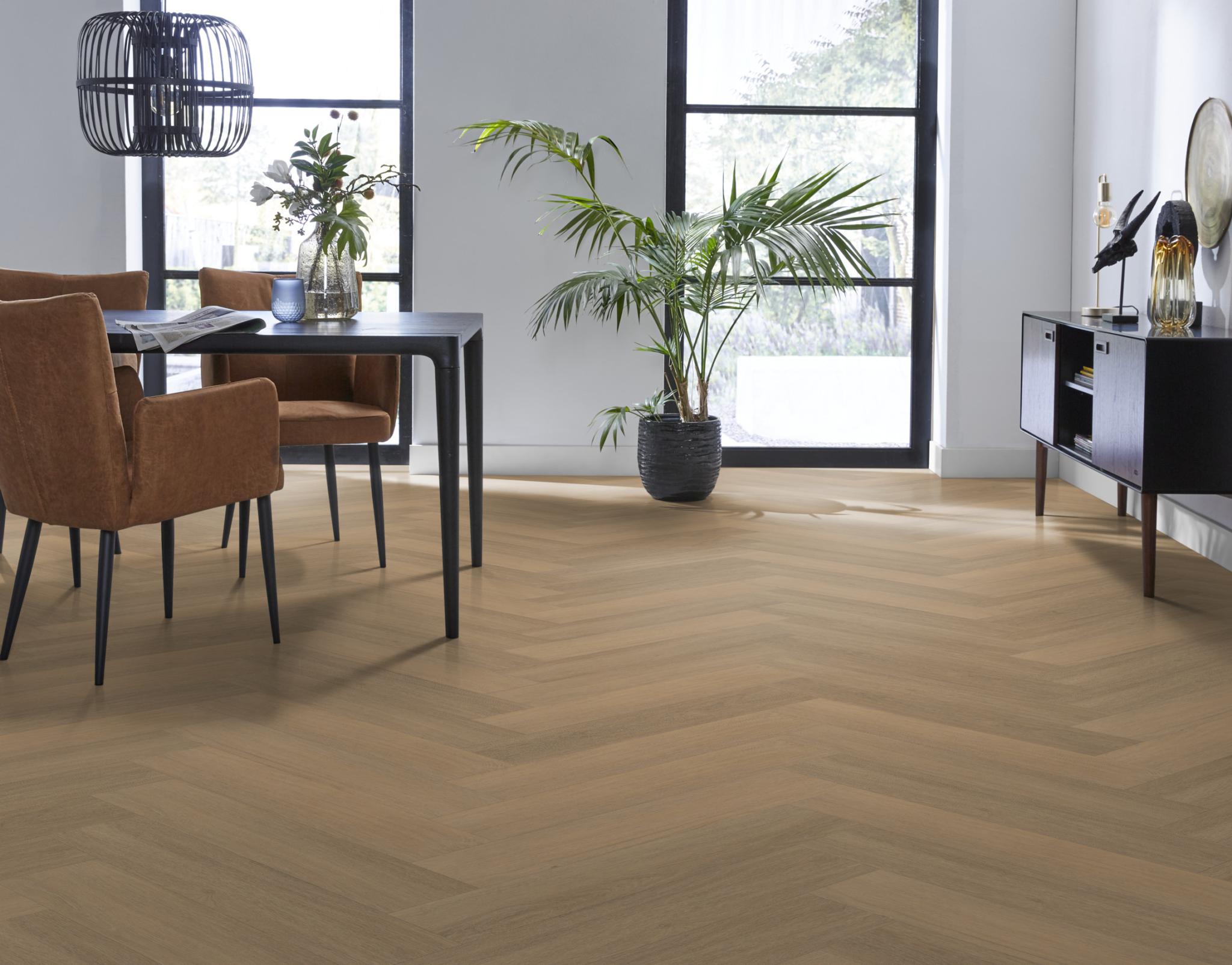 Spigato Viranto Visgraat Dryback Warm Natural