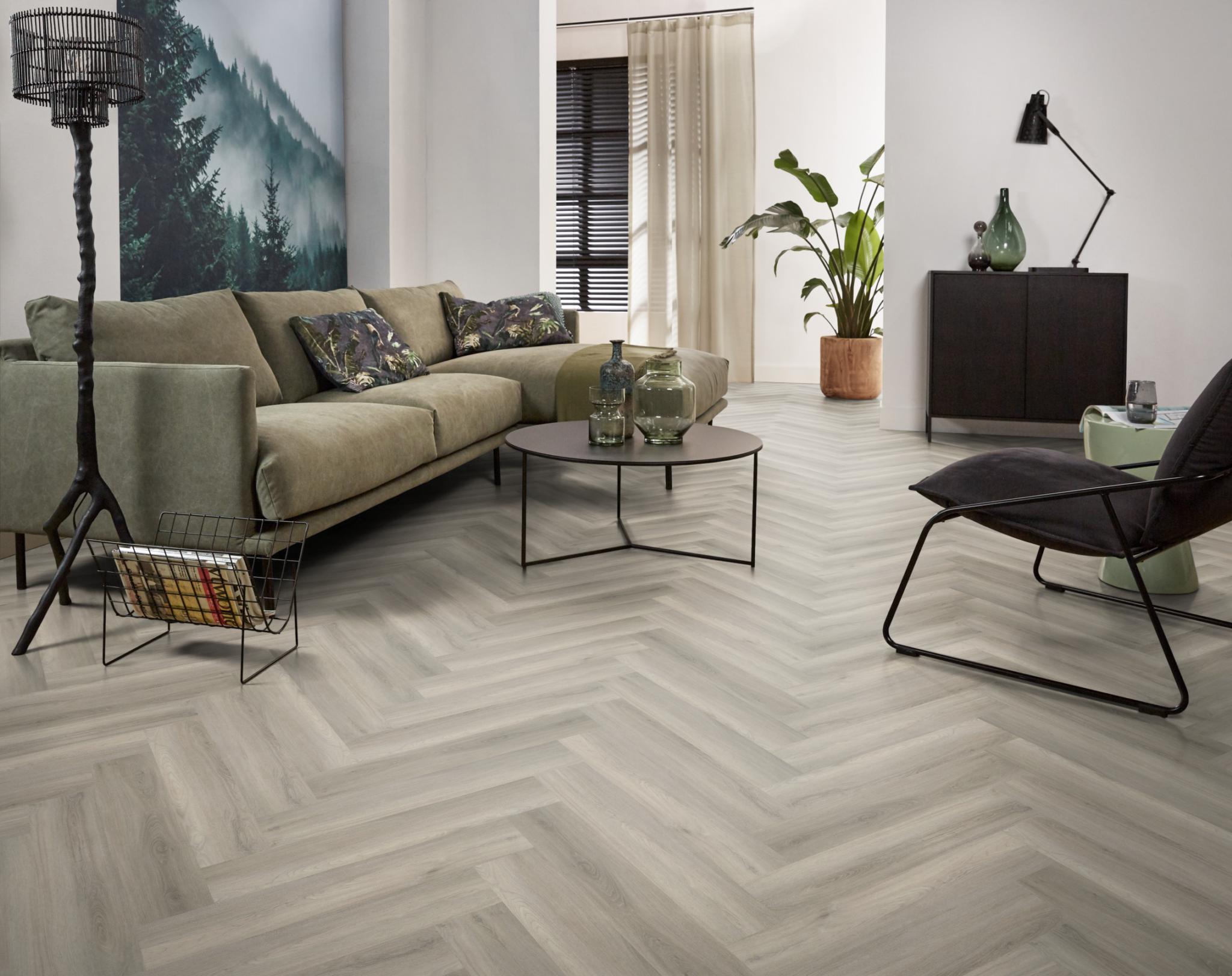 Spigato Avanto Visgraat Dryback Grey