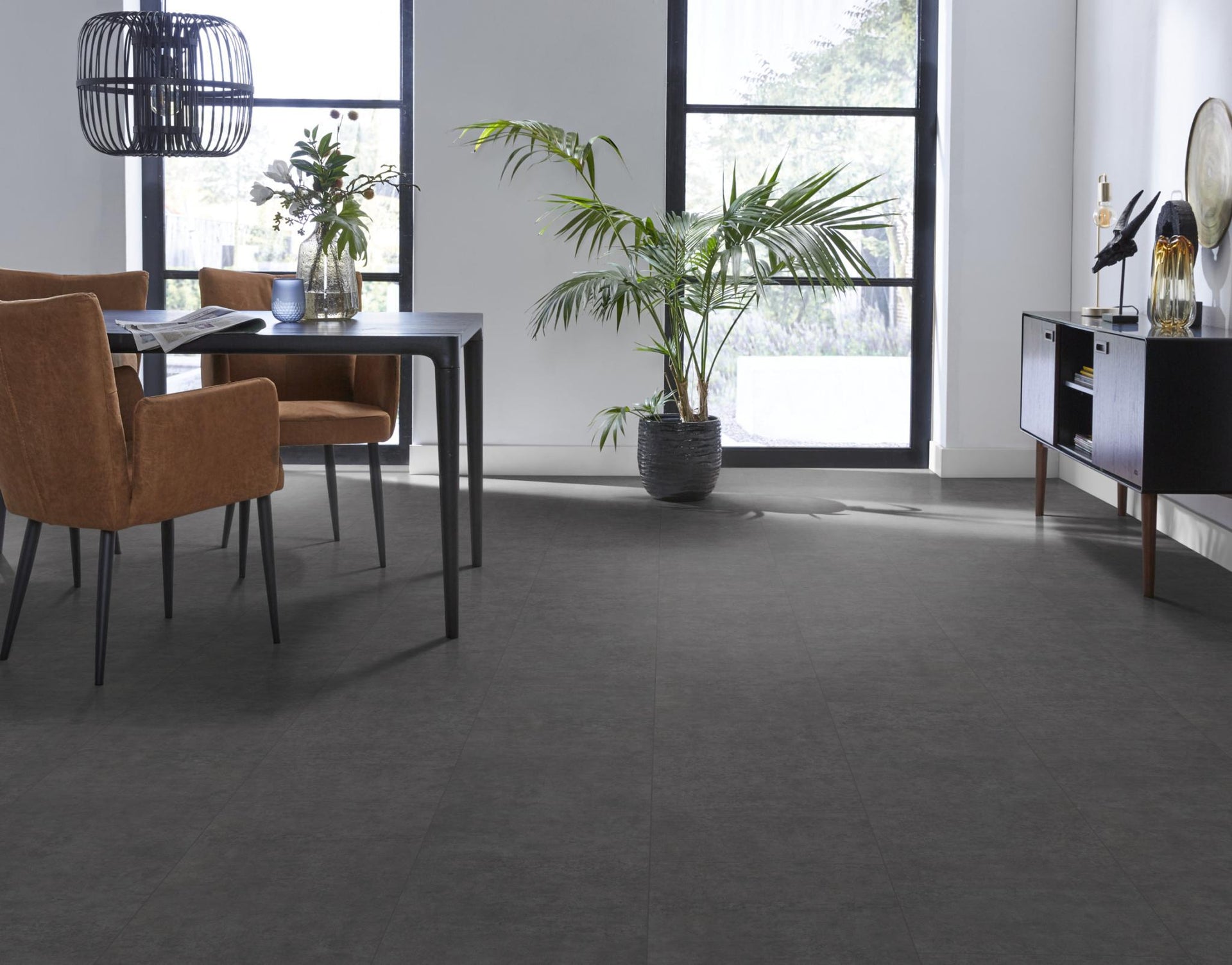 Detroit Beton Zwart