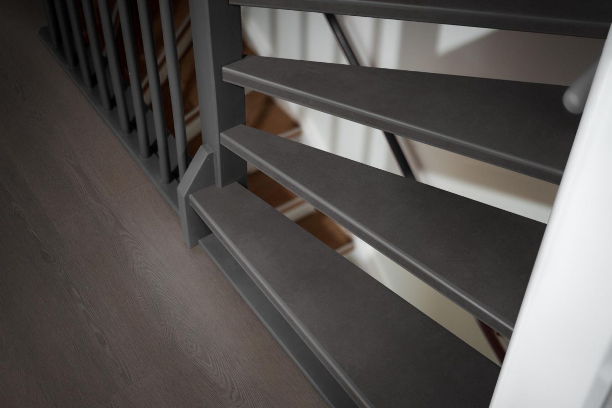Traptreden set pvc Ceramo Anthracite