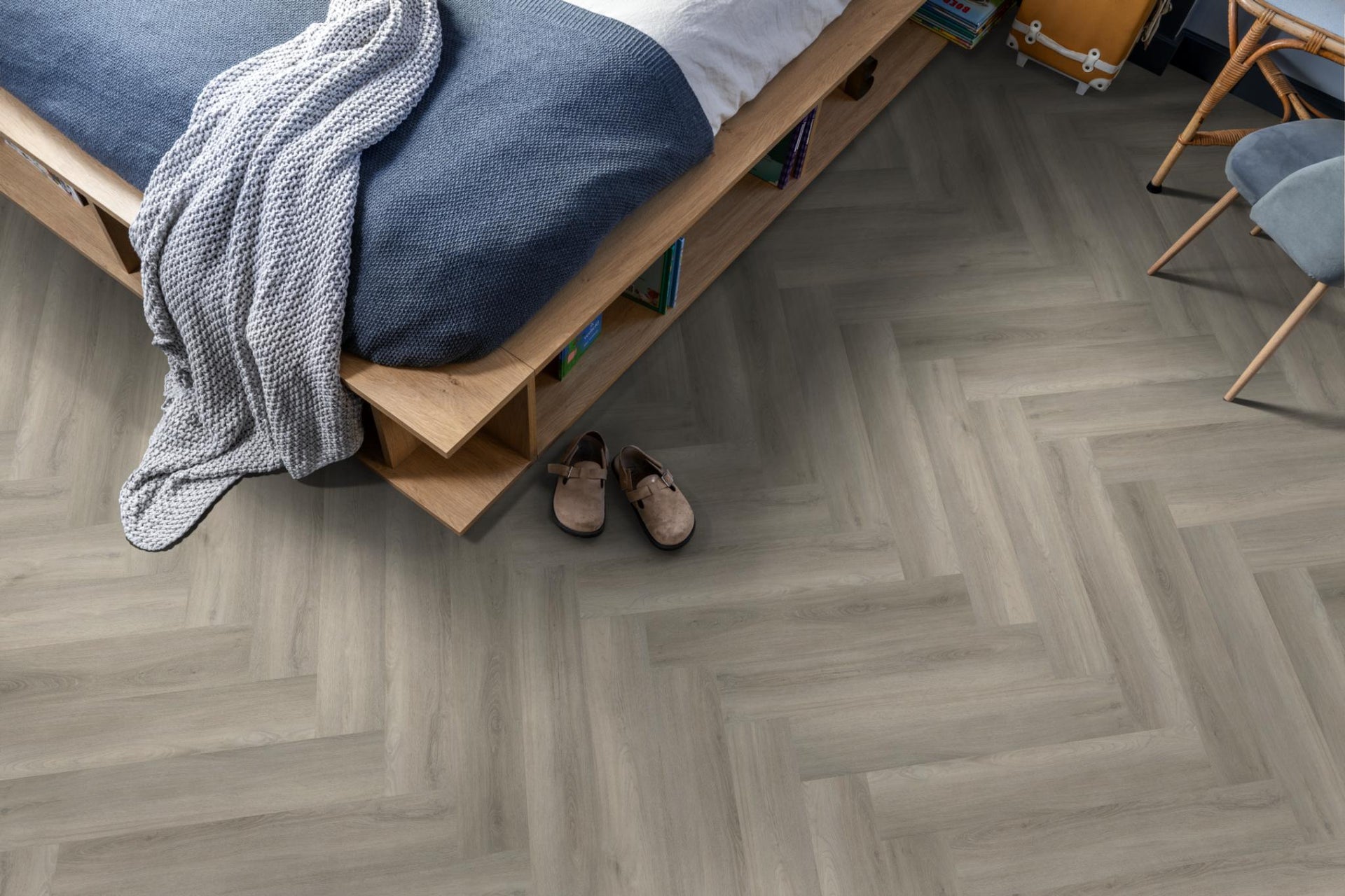Spigato Avanto Visgraat Click SRC Grey