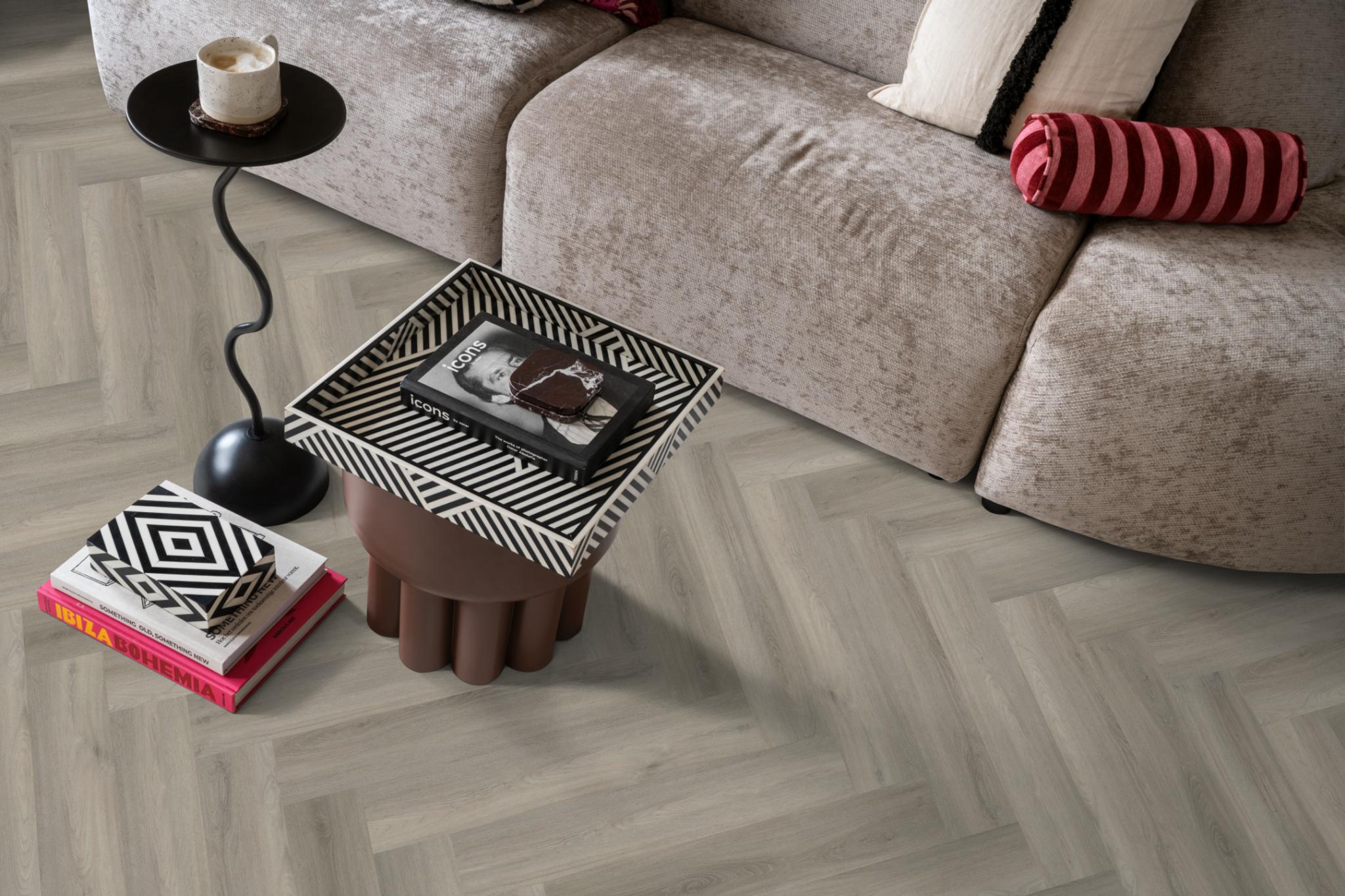 Spigato Avanto Visgraat Click SRC Grey