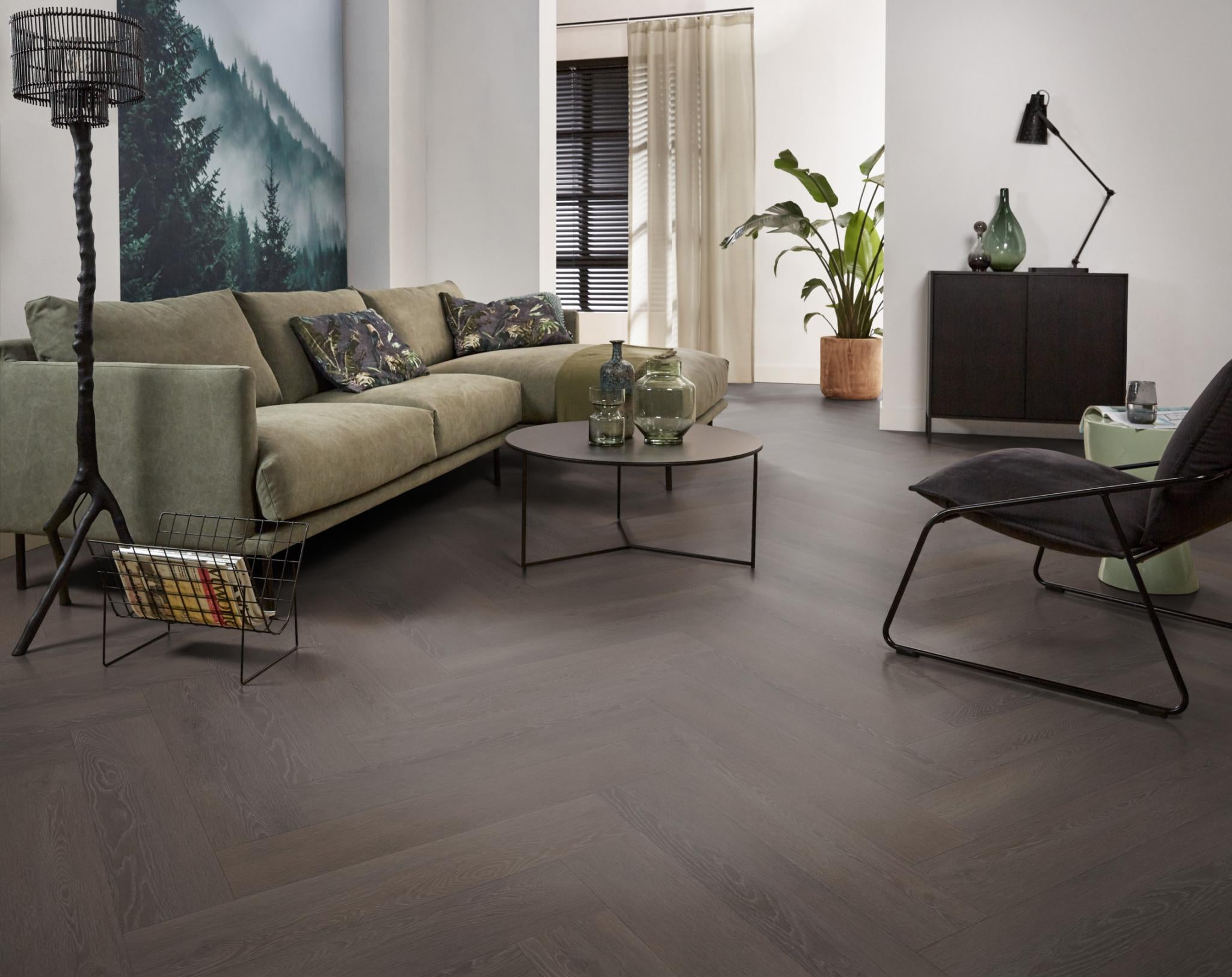Herringbone Click SRC Charcoal