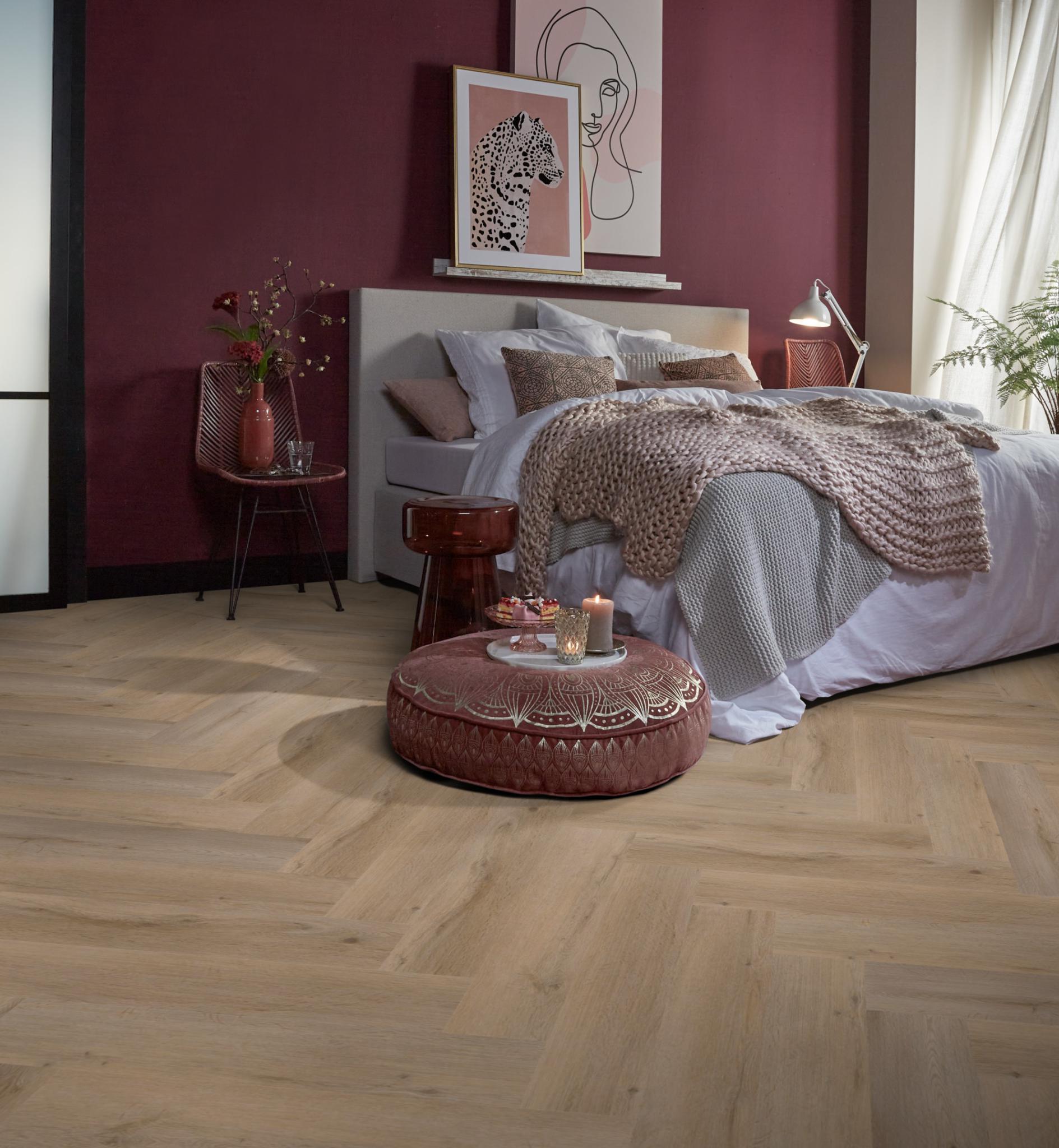 Spigato Vivero Visgraat Dryback Natural Oak