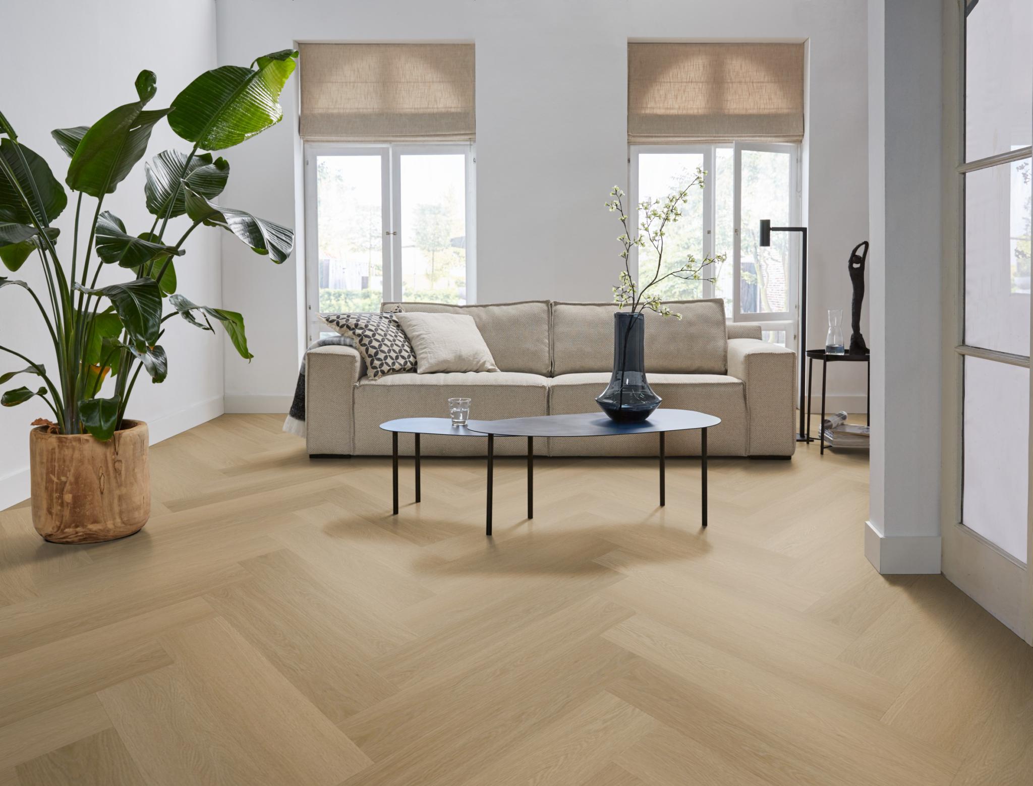 Spigato Estino Visgraat Dryback Warm Oak