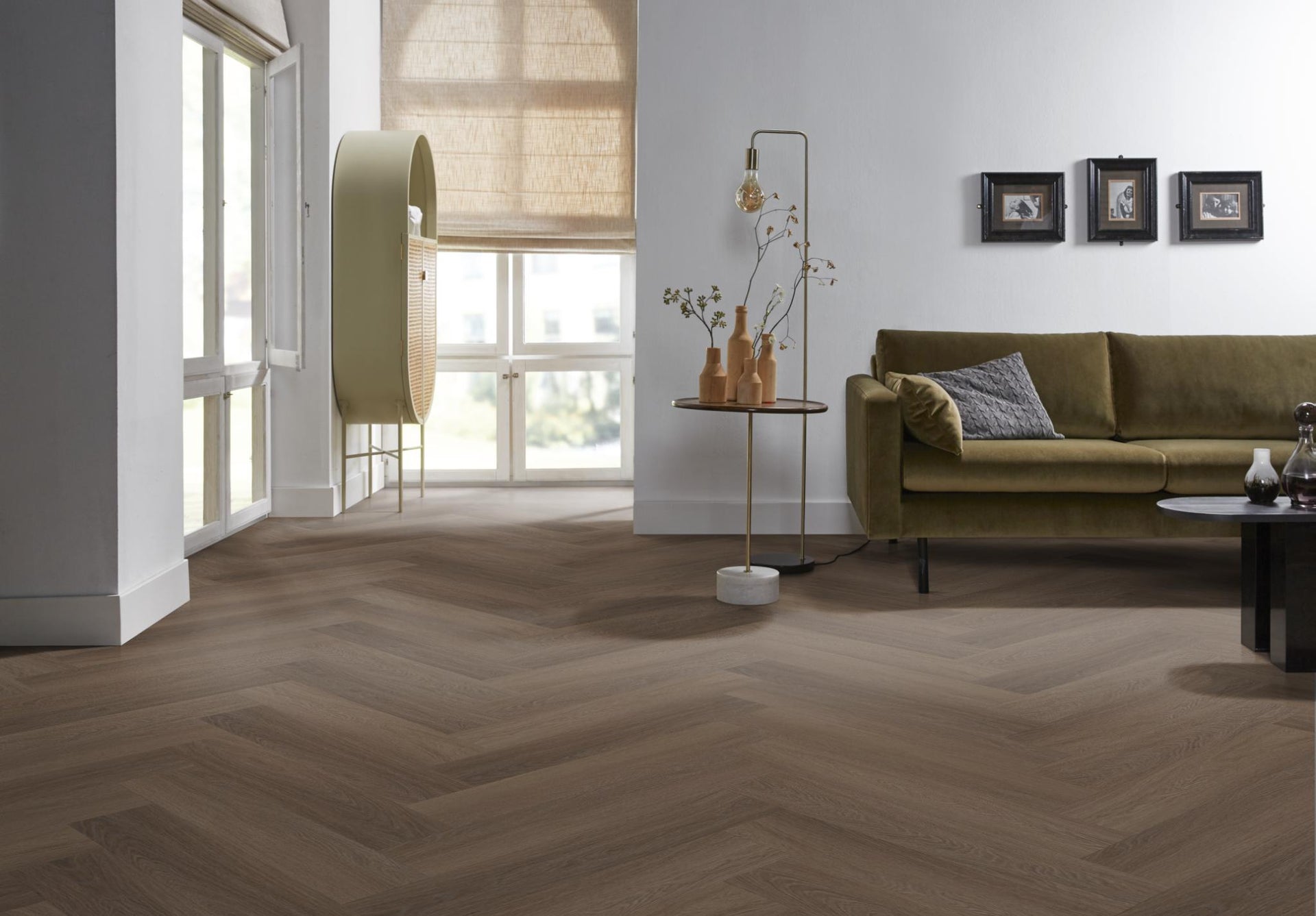 Spigato Estino Visgraat Click SRC Brown