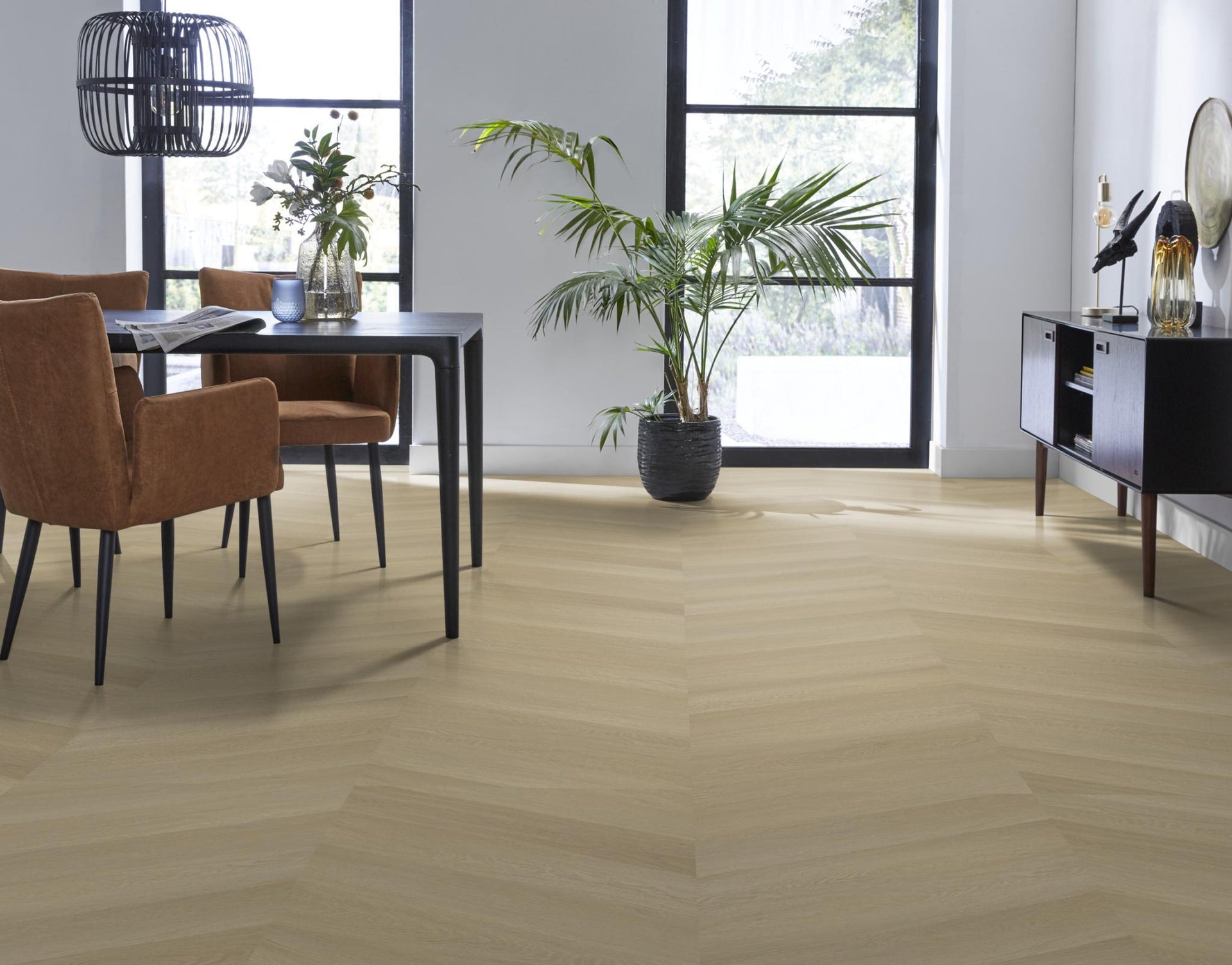 Spigato Estino Hongaarse Punt Dryback Natural Oak