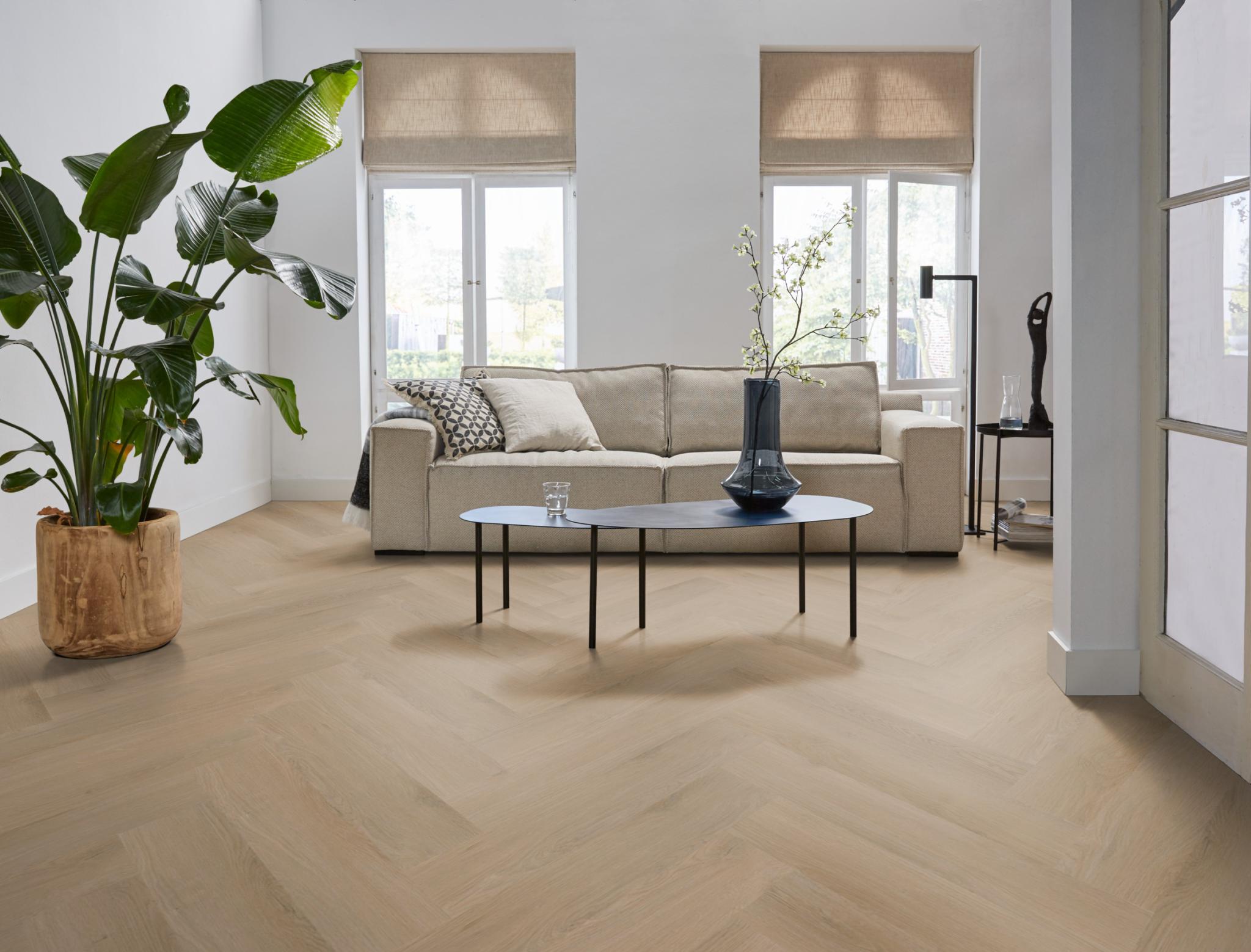 Spigato Navaro Visgraat Click Natural Oak