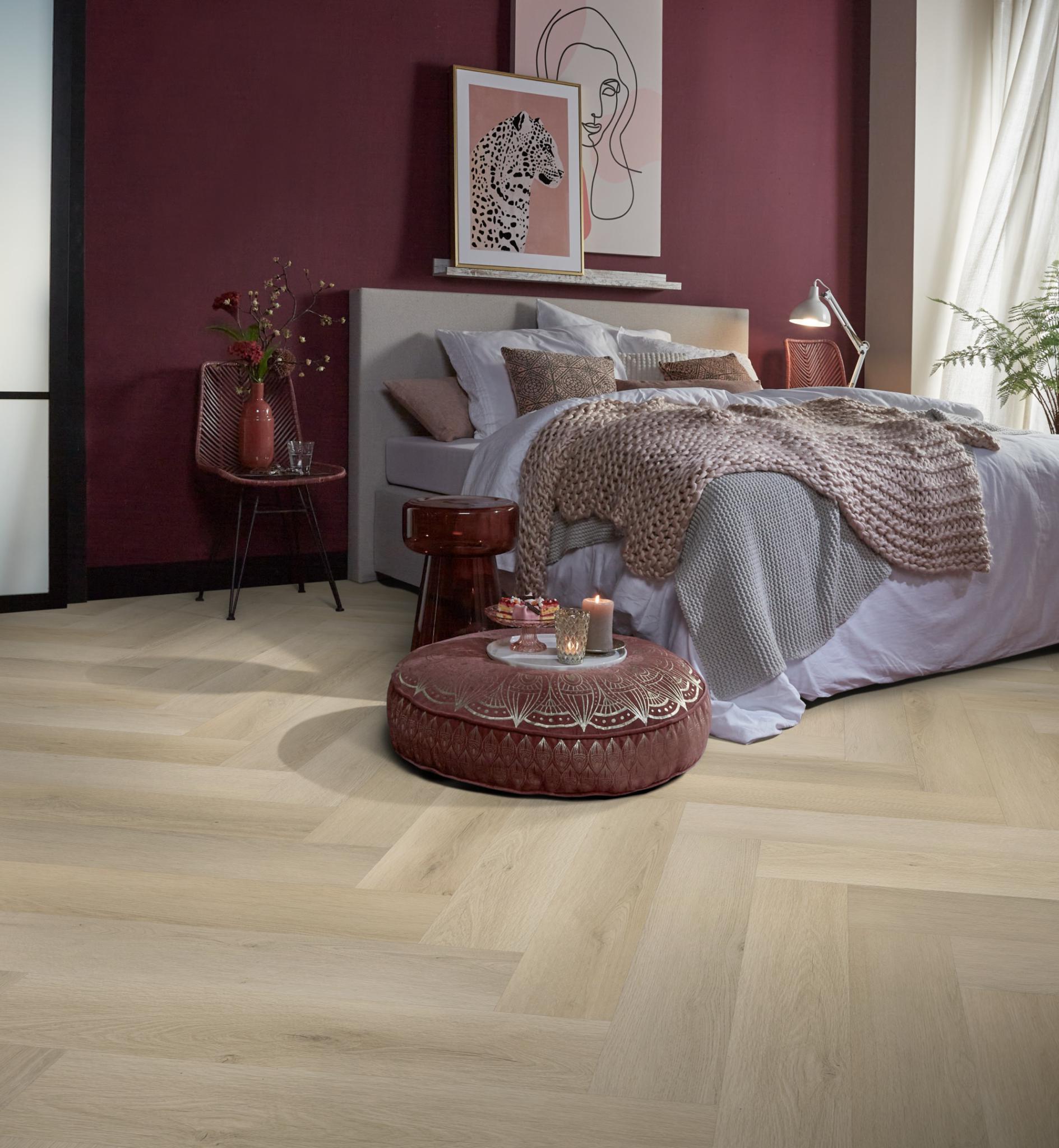 Spigato Marento Visgraat Dryback Light Oak