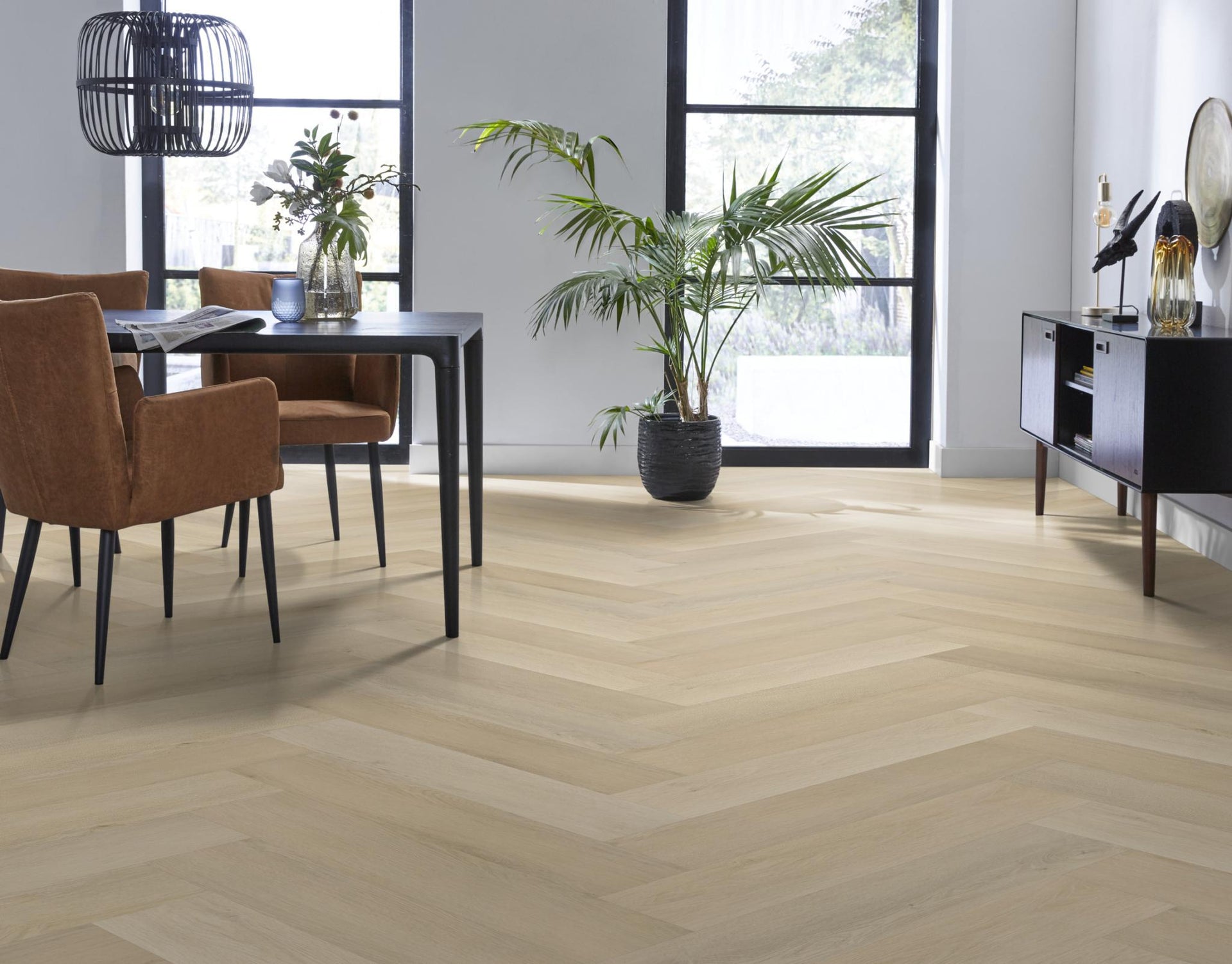 Spigato Marento Visgraat Dryback Beige