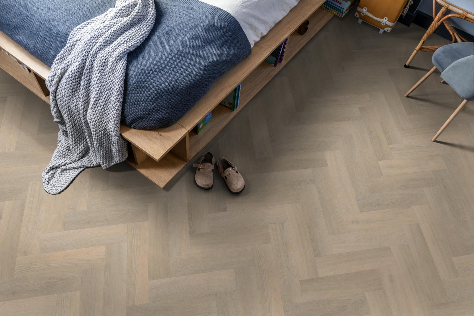 Spigato Visgraat Smal Dryback Beige