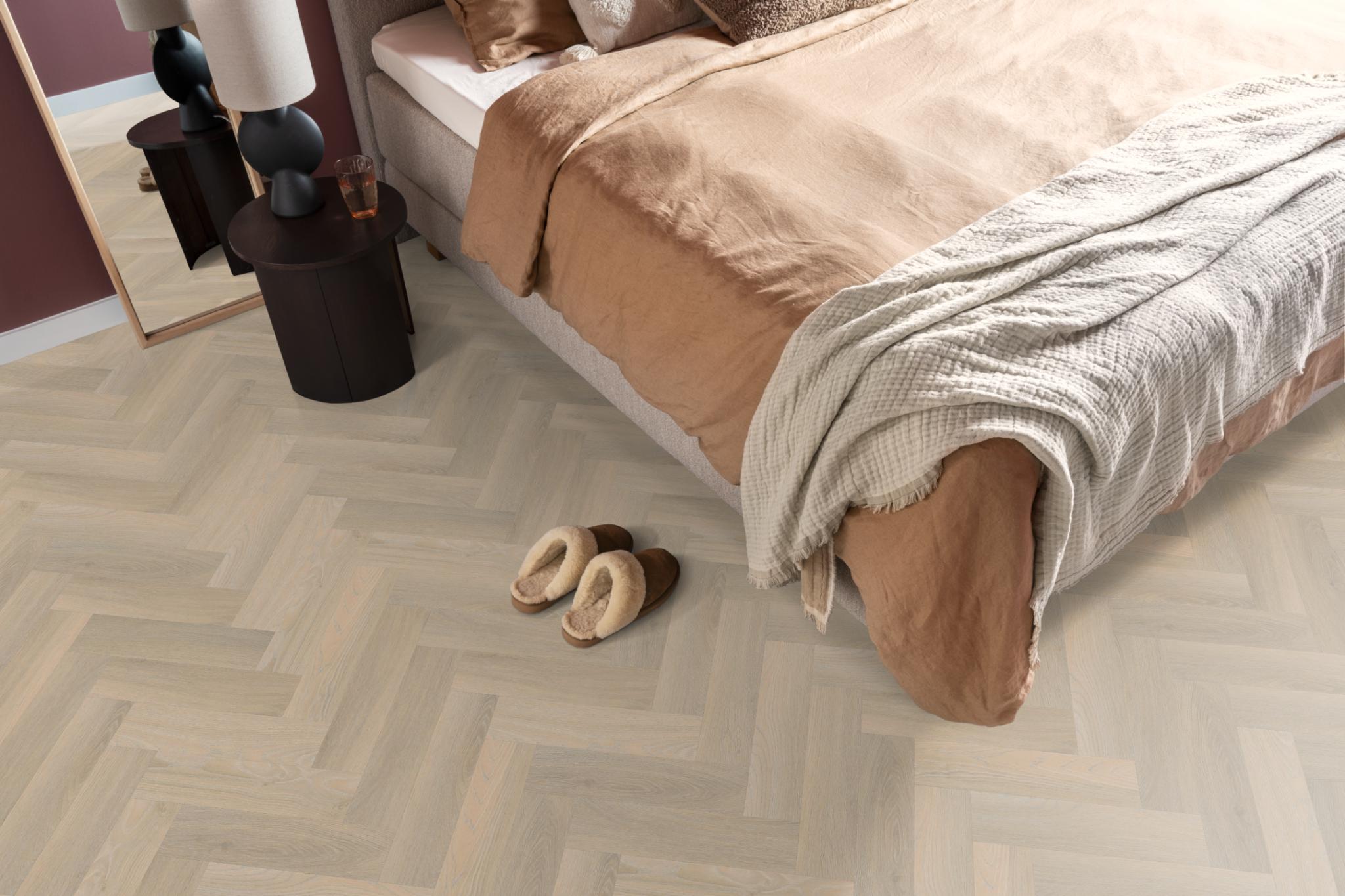 Spigato Visgraat Smal Dryback Beige