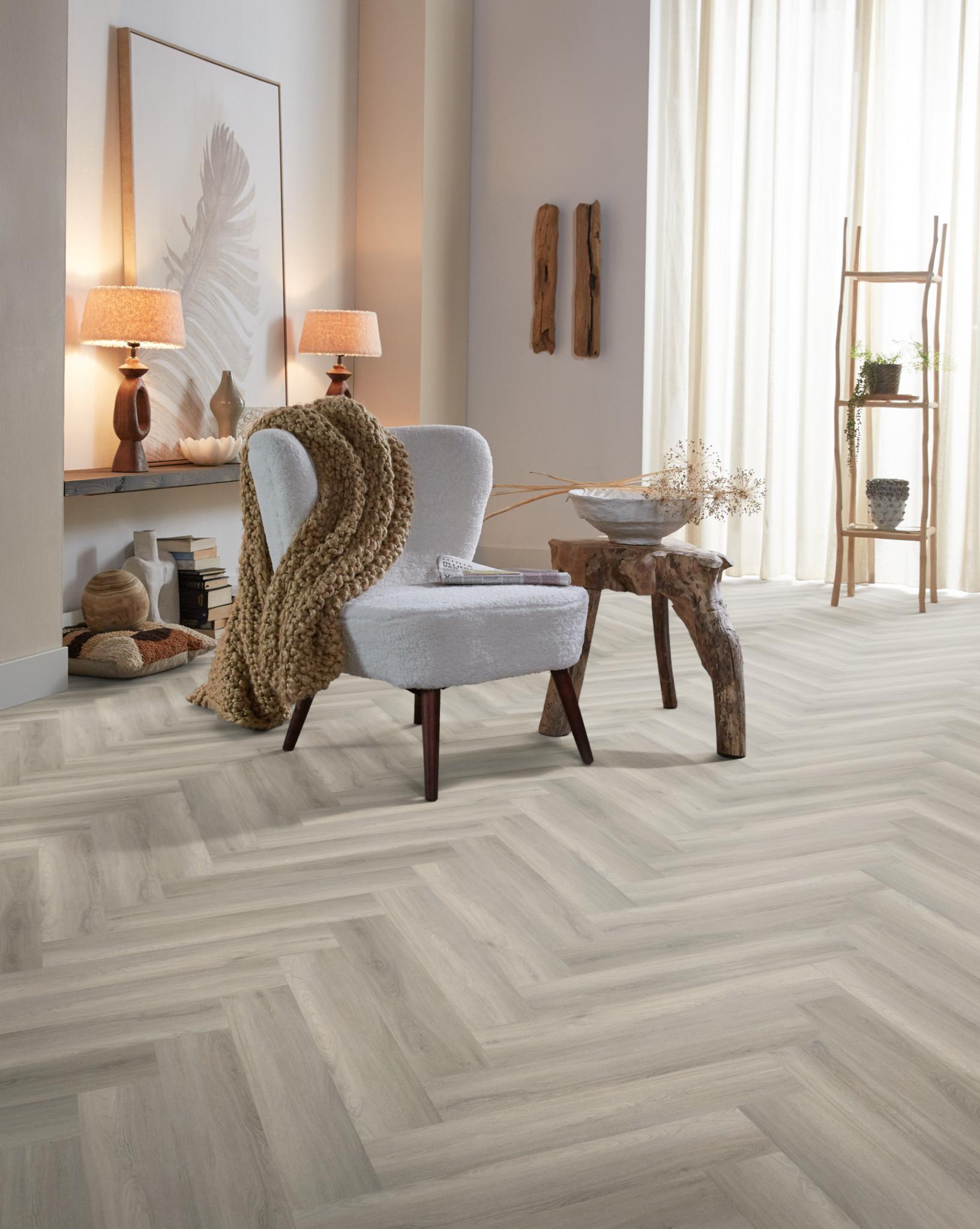 Spigato Avanto Visgraat Dryback Grey