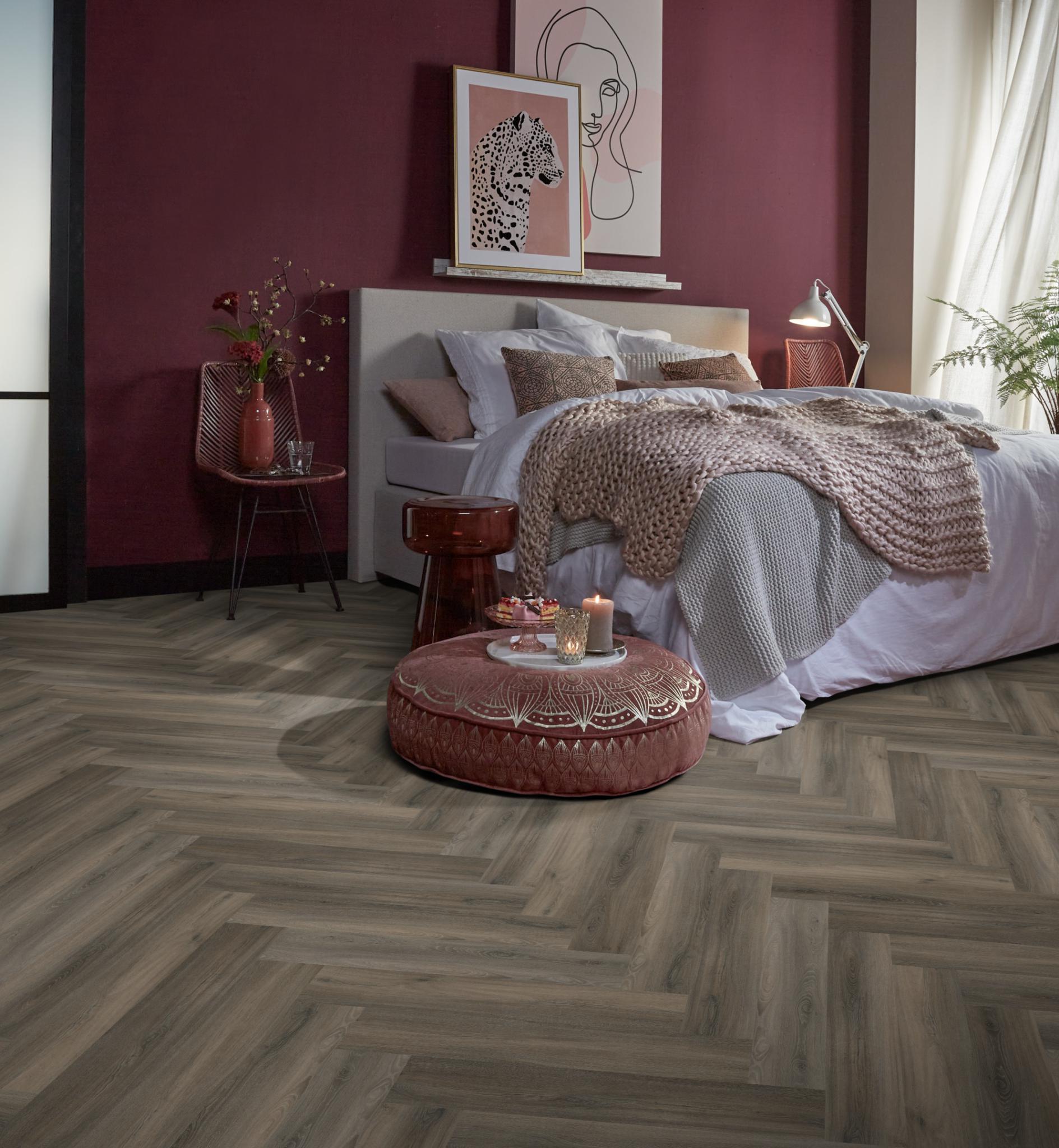 Spigato Avanto Visgraat Dryback Dark Grey