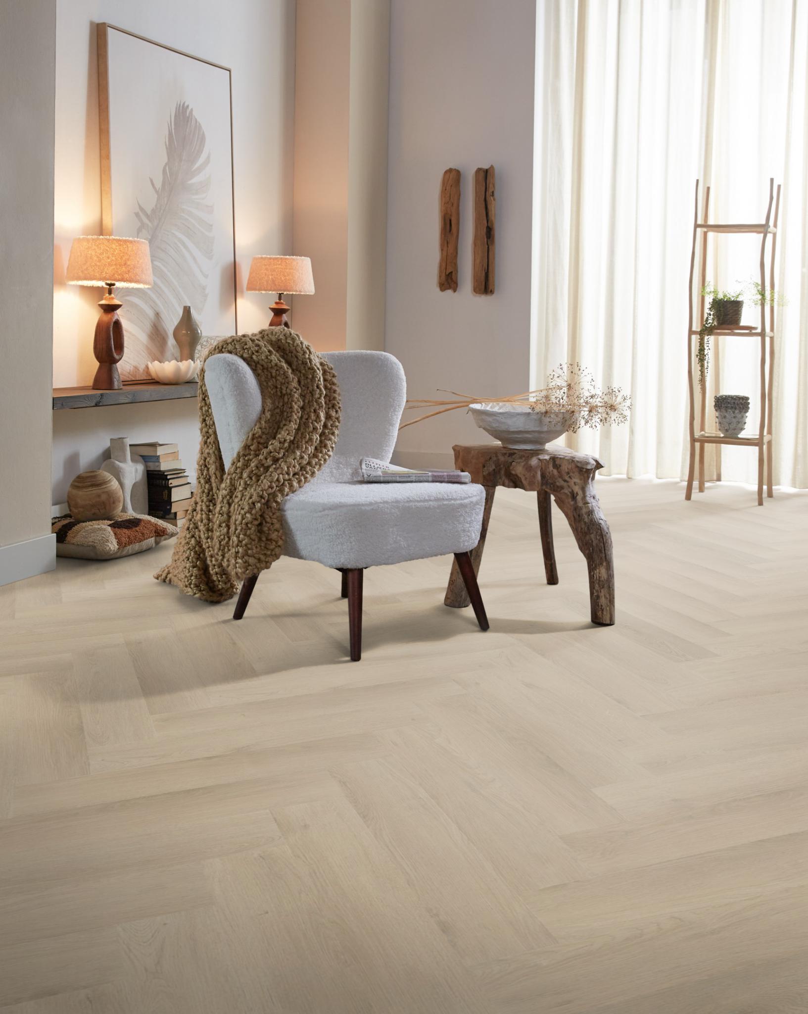 Spigato Navaro Visgraat Click Beige