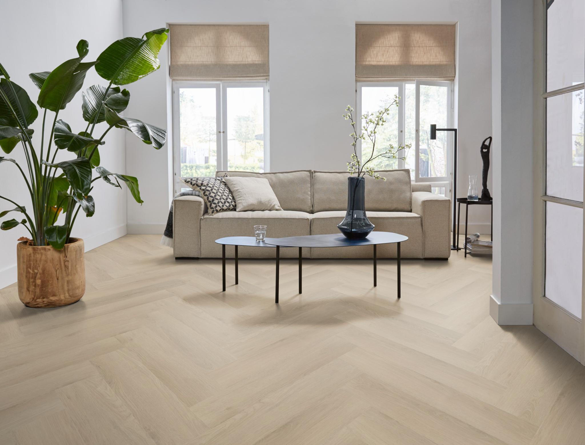 Spigato Navaro Visgraat Click Beige