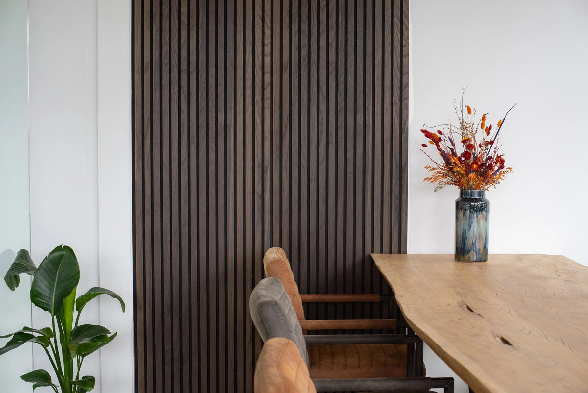 Floer Akupanel XL Wandpanelen - Mokka Zwart Eiken