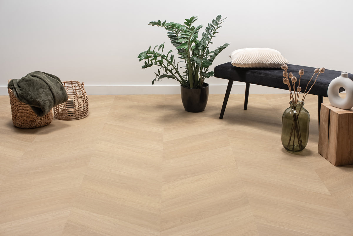Hongaarse Punt PVC - Natuur Eiken
