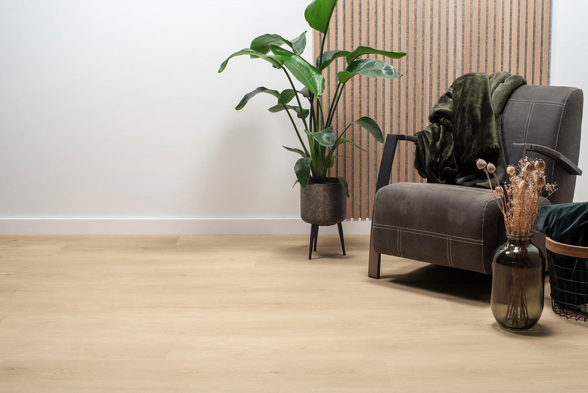Natuur PVC Lisse Lichtbruin