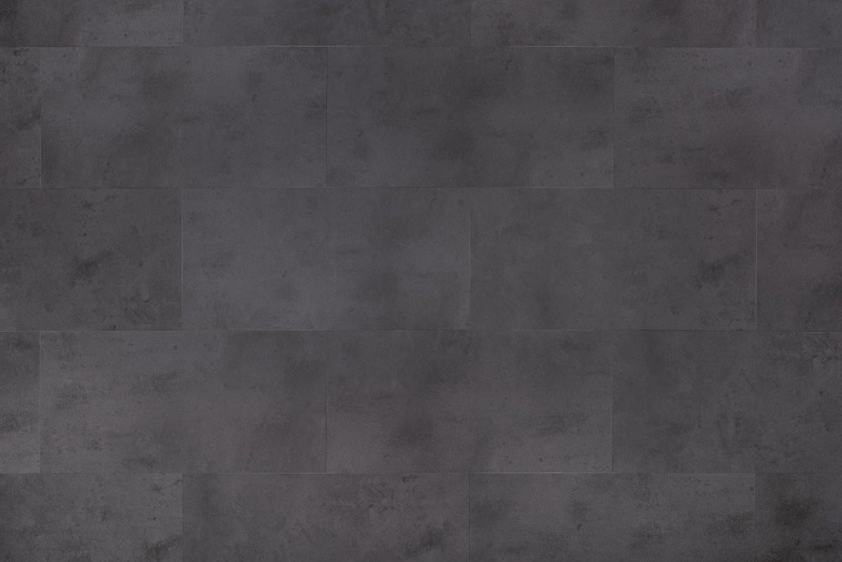 Tegel PVC - Betonlook Zwart