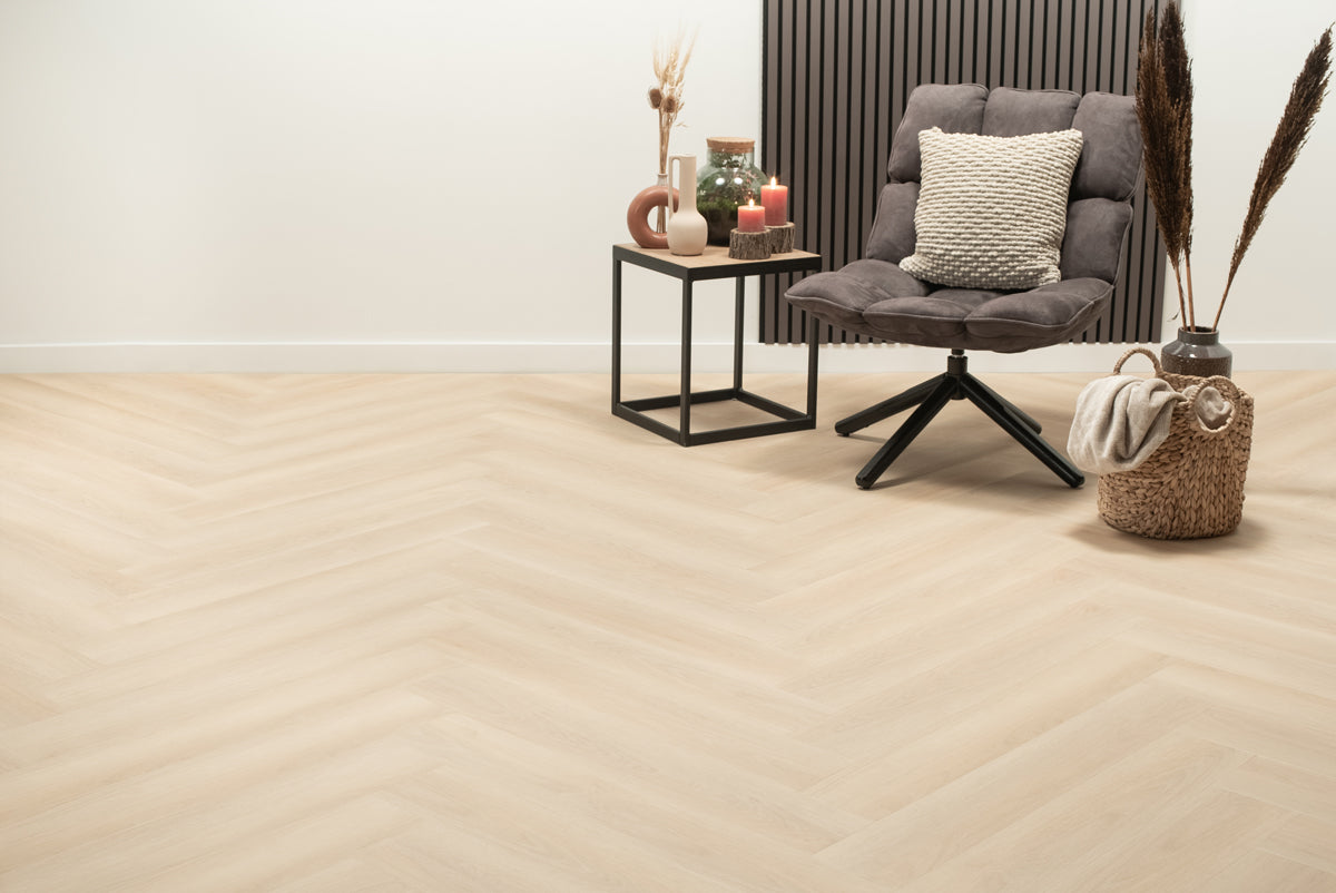 Walvisgraat PVC - Balein Beige