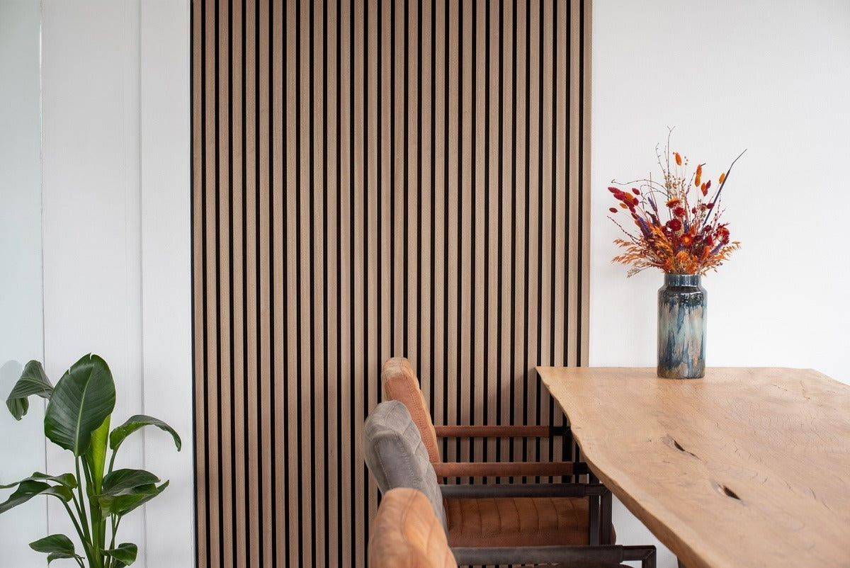 Floer Akupanel XL Wandpanelen - Lichtbruin Noten